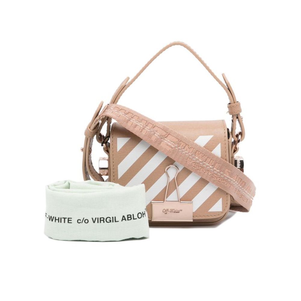 Pre Loved Off-White Mini Diag Binder Clip Bag - Picture 8 of 8
